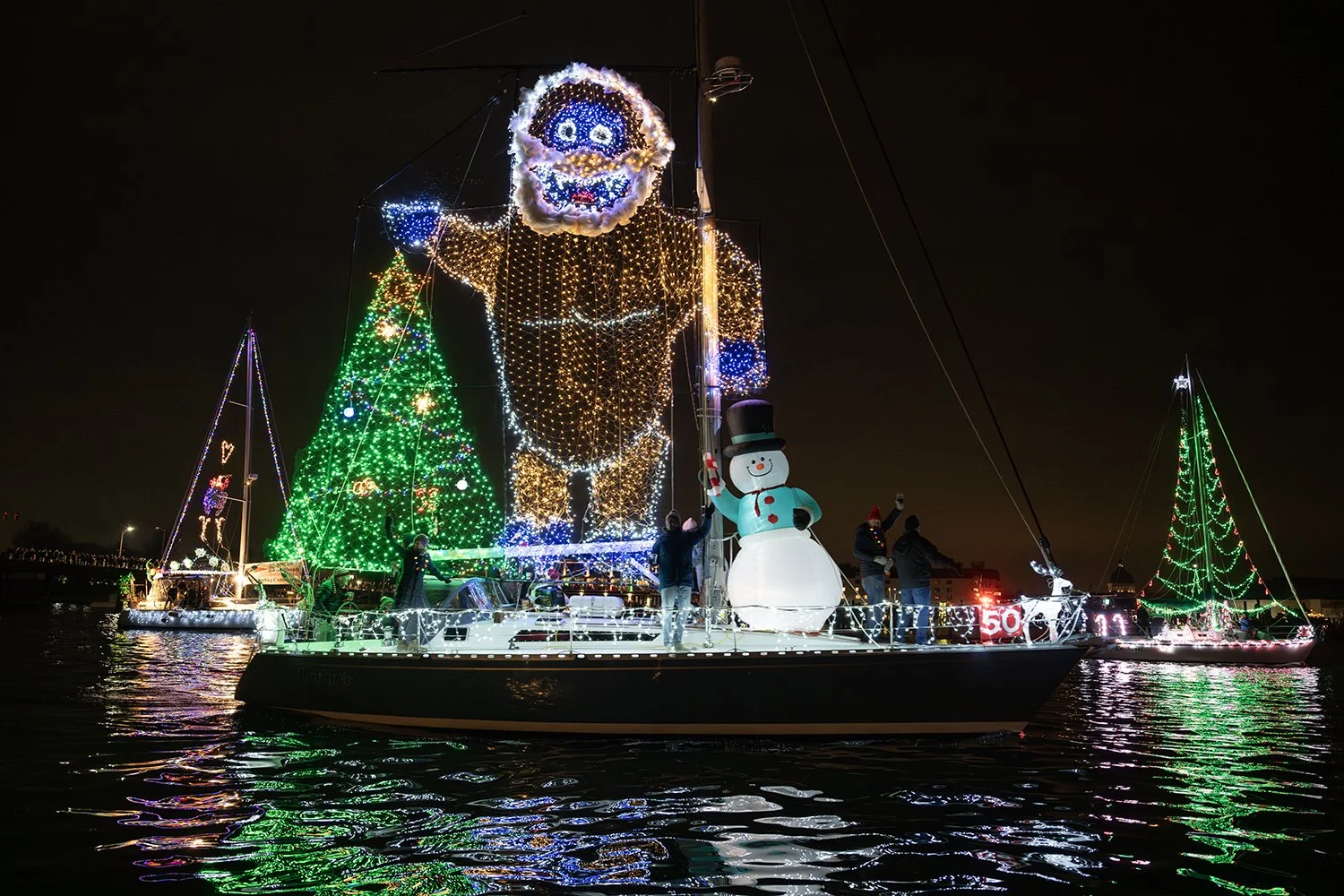 Photographing the Eastport Yacht Club Lights parade — Jay Fleming